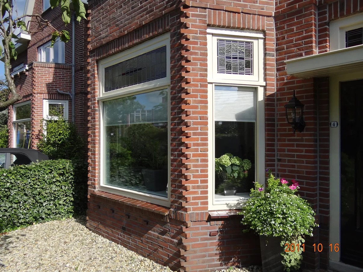 Woning met erker na gevelrenovatie
